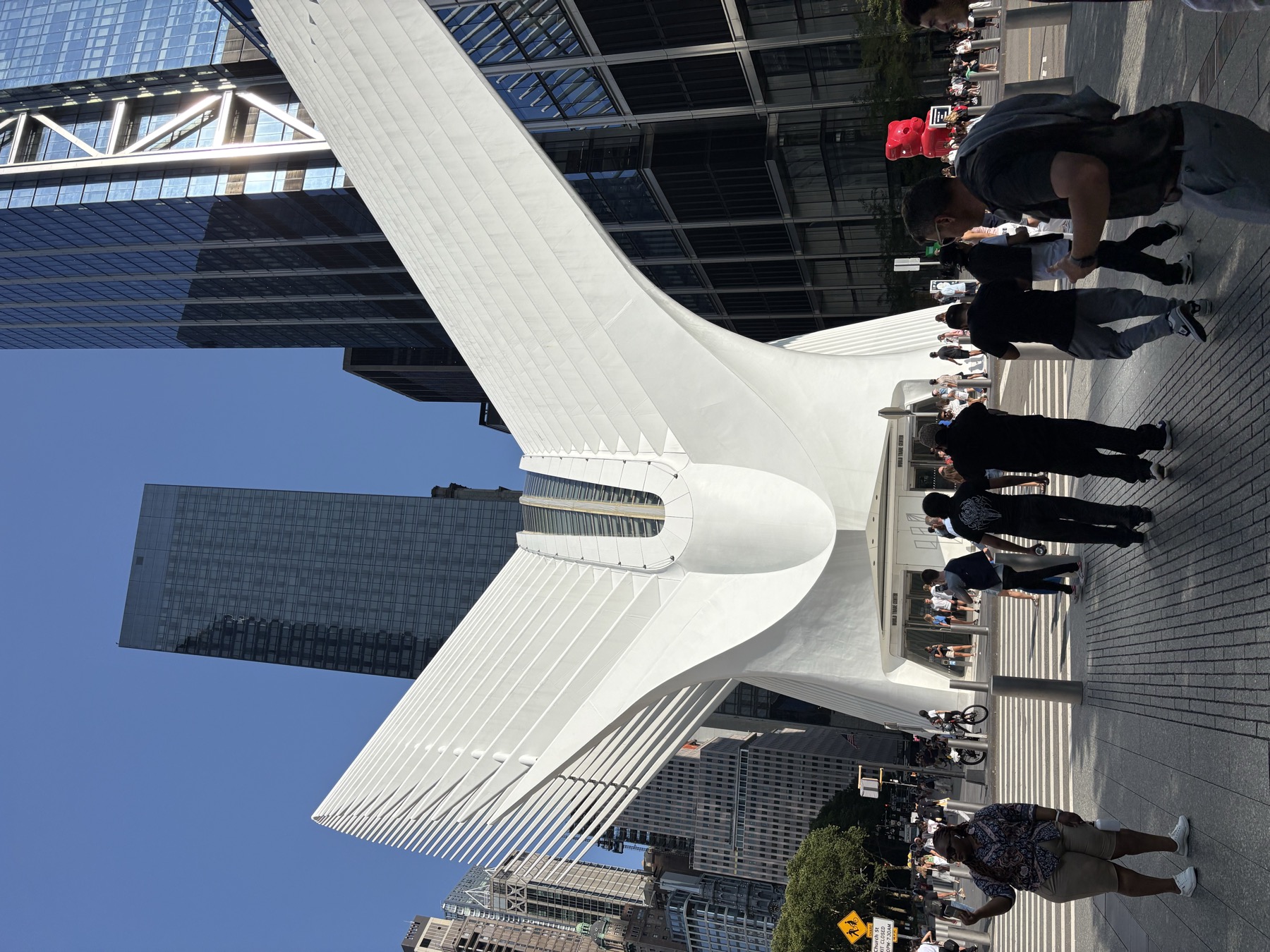 The Oculus, making public transport look like it is about to leave Earth